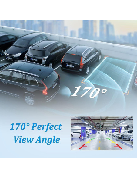 Cámara de Respaldo CAMECHO 12-LED Impermeable 170