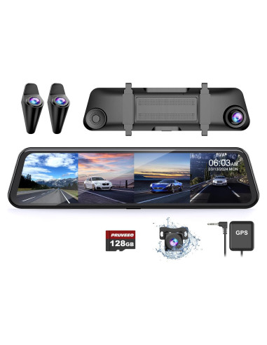 Cámara de Tablero PRUVEEO H5-4CH 12" FHD 1080p 4 Canales