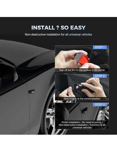 Cámara de Tablero PRUVEEO H5-4CH 12" FHD 1080p 4 Canales