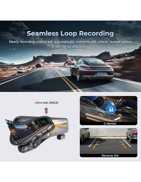 Cámara de Tablero PRUVEEO H5-4CH 12" FHD 1080p 4 Canales Cámara de Tablero PRUVEEO H5-4CH 12" FHD 1080p 4 Canales