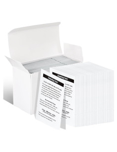 100 Tarjetas de Limpieza Doble Cara ZISDHNEO para Lectores de Tarjetas