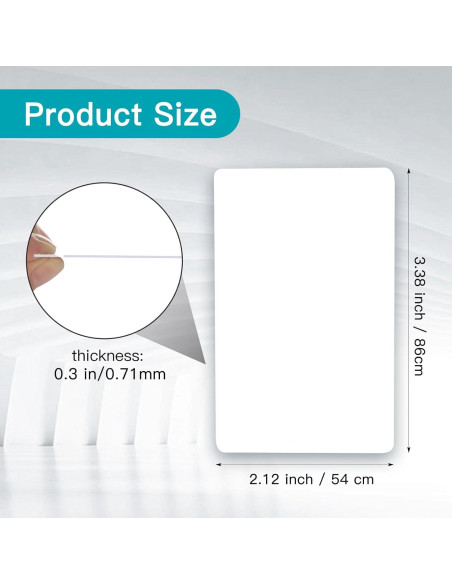 100 Tarjetas de Limpieza Doble Cara ZISDHNEO para Lectores de Tarjetas