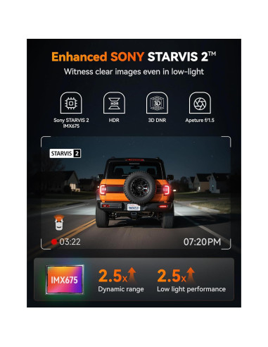 Arrancador de Batería 24000mAh WOLFBOX 4000A + Cámara X3 2.5K