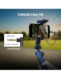 Cable de Audio NEEWER 3.5mm TRS a USB C y iOS - LM17 2