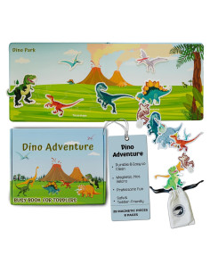 Libro de Actividades Magnético Dinosaurios Smarty Sprout 25.4x20.3cm
