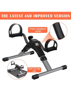 Ejercitador de Pedales TABEKE Plegable con Pantalla LCD 2