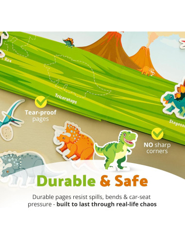 Libro de Actividades Magnético Dinosaurios Smarty Sprout 25.4x20.3cm