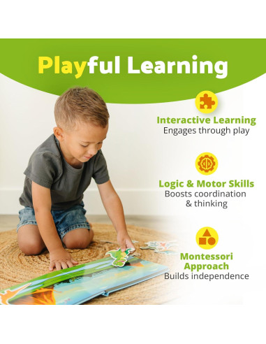 Libro de Actividades Magnético Dinosaurios Smarty Sprout 25.4x20.3cm