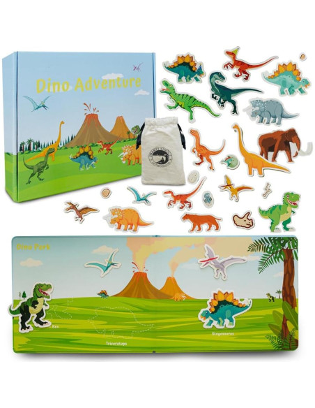 Libro de Actividades Magnético Dinosaurios Smarty Sprout 25.4x20.3cm