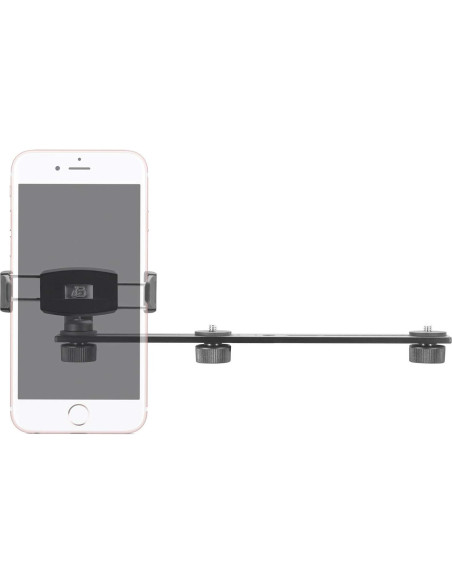 Barra deslizante para cámara iBOLT 26.7 cm con 3 tornillos