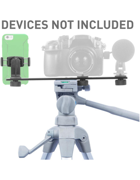 Barra deslizante para cámara iBOLT 26.7 cm con 3 tornillos