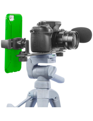 Barra deslizante para cámara iBOLT 26.7 cm con 3 tornillos