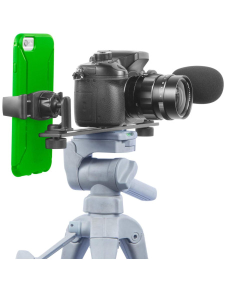 Barra deslizante para cámara iBOLT 26.7 cm con 3 tornillos