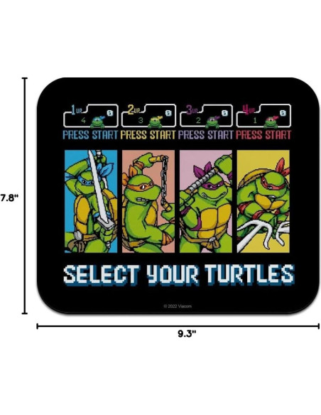 Alfombrilla de Ratón Tortugas Ninja Adolescentes 23.6x19.8cm