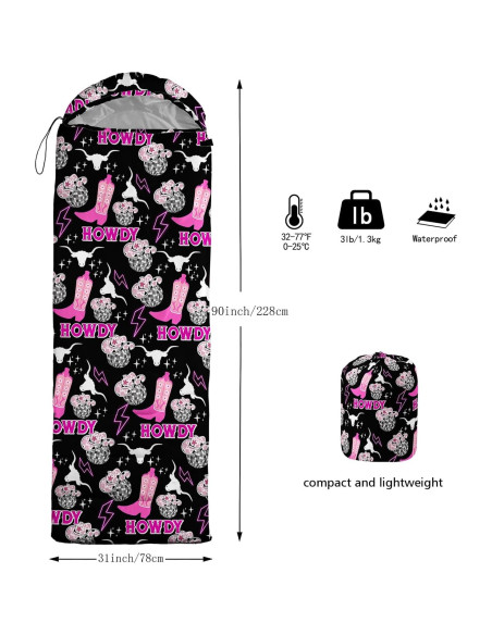 Saco de Dormir QOOMO Estándar 3 Temporadas Impermeable Saco de Dormir QOOMO Estándar 3 Temporadas Impermeable