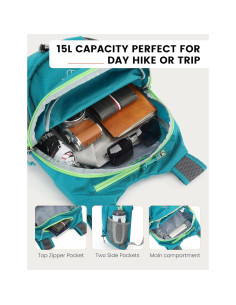 Mochila Plegable SKYSPER 15L Unisex Ligera Resistente al Agua 2