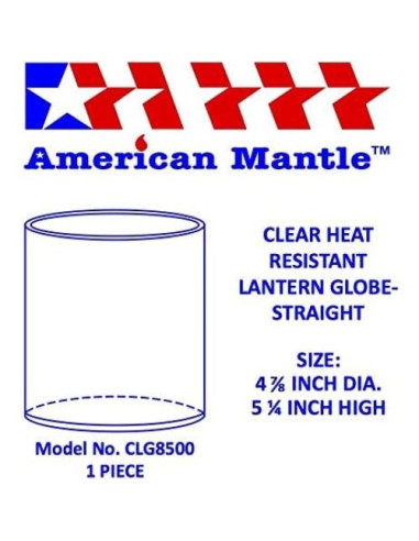 Globo de Linterna Claro American Mantle CLG8500 12.5cm