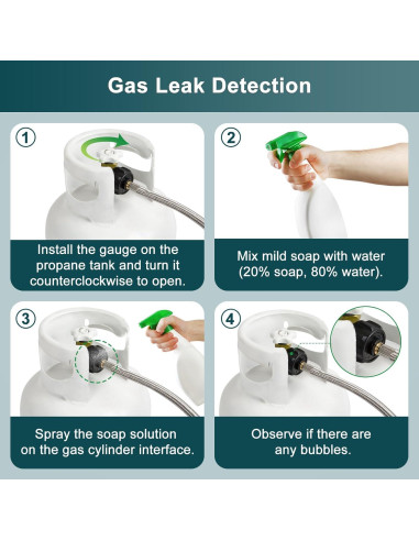 Manguera Adaptadora de Propano GASPRO 5 Pies para Griddle