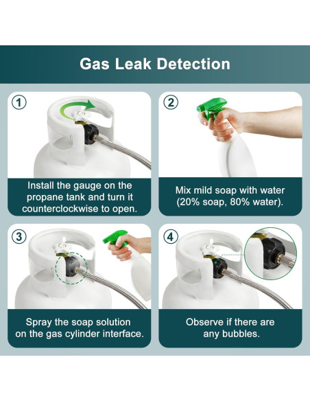 Manguera Adaptadora de Propano GASPRO 5 Pies para Griddle