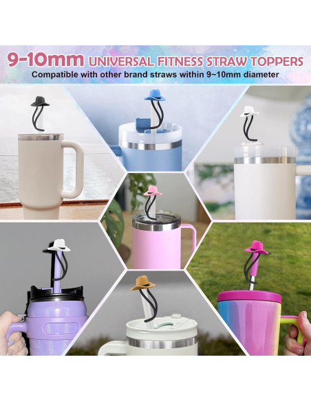 Cubiertas de Pajita Hamino para Taza Stanley 30 y 40 oz - 8 Piezas