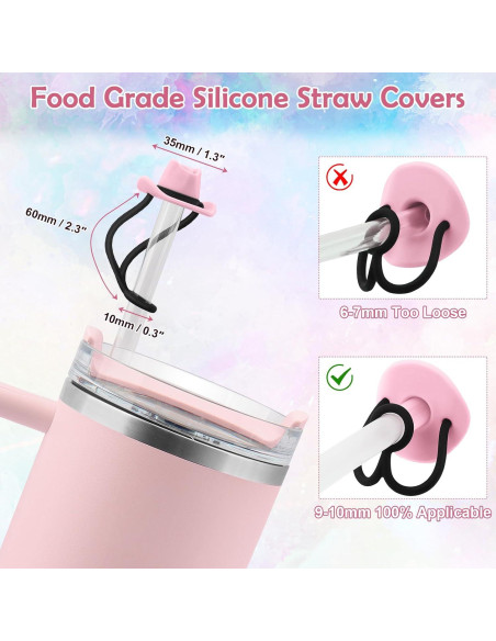 Cubiertas de Pajita Hamino para Taza Stanley 30 y 40 oz - 8 Piezas