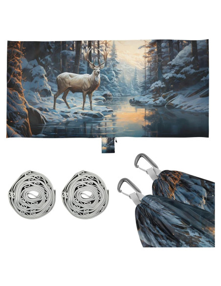 Hamaca Individual Portátil Alce 290x138cm 150kg Poliester Hamaca Individual Portátil Alce 290x138cm 150kg Poliester