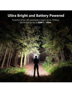 Linterna Frontal LED Lepro 320015 1300Lux Impermeable 2