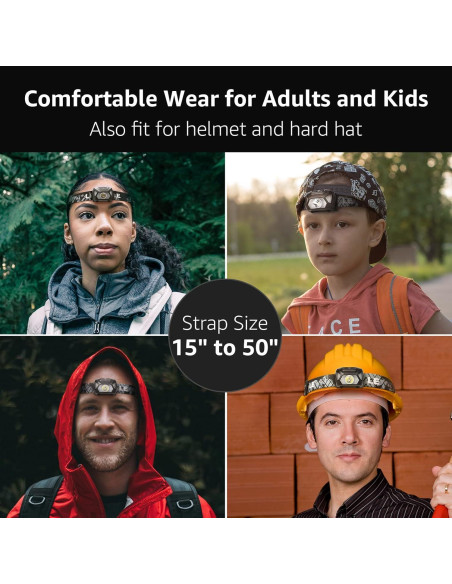 Linterna Frontal LED Lepro 320015 1300Lux Impermeable