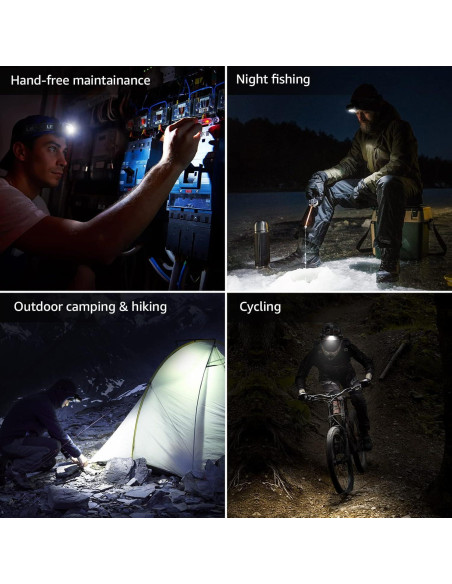 Linterna Frontal LED Lepro 320015 1300Lux Impermeable