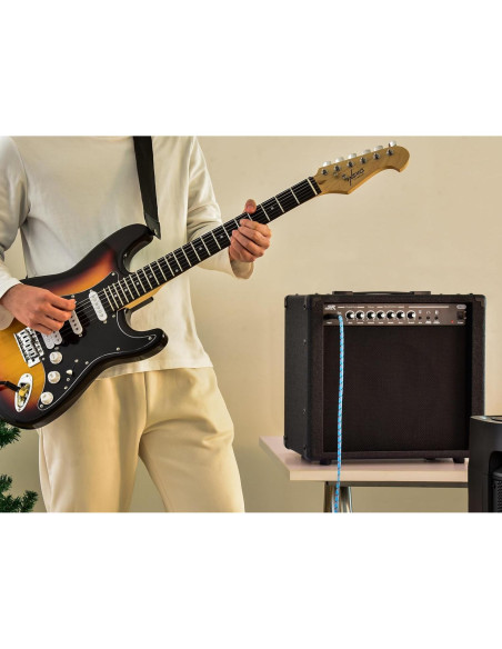 Amplificador Combo de Guitarra Monoprice 40W 1x10 Reverb