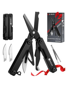 Multitool BIBURY BI2052AB Tijeras EDC Compactas 170g