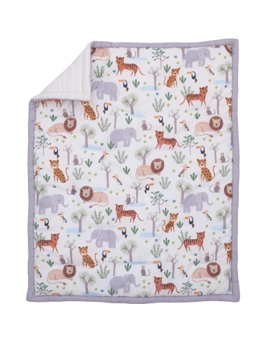 Juego de Ropa de Cuna NoJo Creciendo Salvaje 8 Piezas