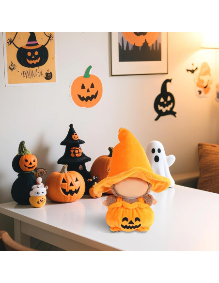Ropa de Halloween para Muñeca Lyreh Mono Calabaza Naranja