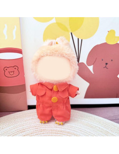 Conjunto de Ropa para Muñeca Labubu 17cm - Mono Naranja 2