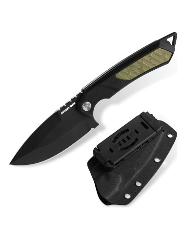 Cuchillo de hoja fija Mossy Oak 20.32 cm con funda Kydex