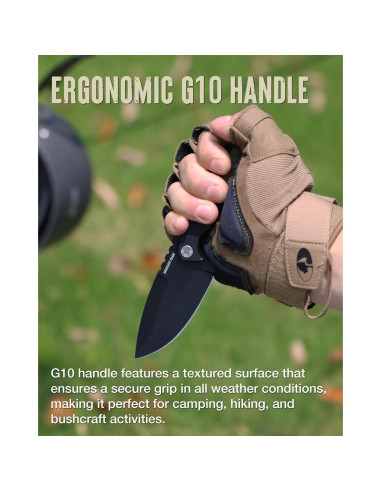 Cuchillo de hoja fija Mossy Oak 20.32 cm con funda Kydex