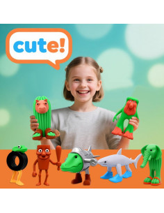 24 Mini Juguetes Coleccionables Silicona CHENZHOUZAI Decoración 2