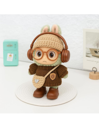 Conjunto de Ropa de Muñeca 17cm AERHENM - 6 Piezas Kawaii