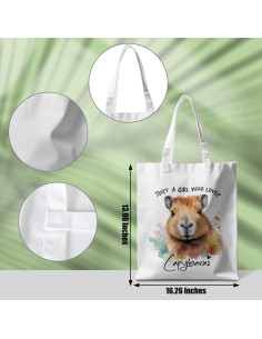 Bolsa de Tela Reutilizable Multicolor para Compras y Playa 2