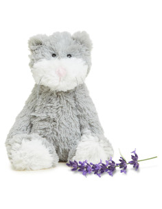 Warmies Gato Peluche Calentable 33 cm - Juguete Seguro para Niños