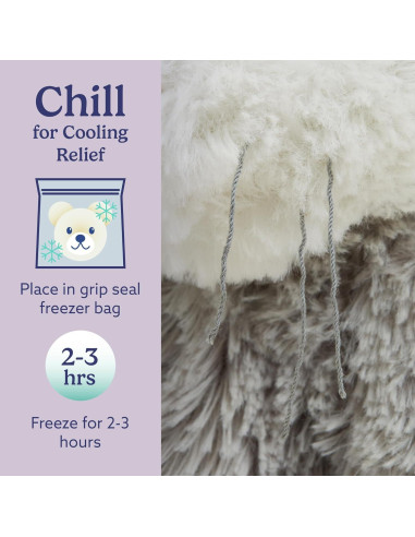 Warmies Gato Peluche Calentable 33 cm - Juguete Seguro para Niños