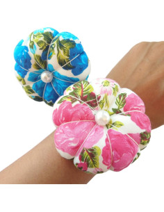 Almohadillas de Agujas CUSHYSTORE 2 Piezas Floral Ajustables 2