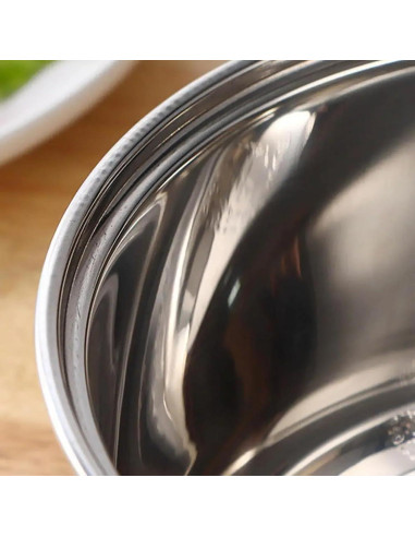 Olla Interna de Arroz Genérico 1.6L Acero Inoxidable Antiadherente