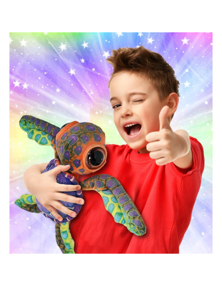 Peluche Tortuga Marina Colorida DolliBu 25x30x7 cm Suave Peluche Tortuga Marina Colorida DolliBu 25x30x7 cm Suave