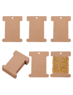 Bobinas de Cartón SUNNYCLUE 50 Pcs para Manualidades DIY