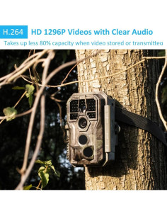 Cámara de sendero GardePro A5 48MP con visión nocturna 30m 2