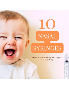 Pack 10 Jeringas Nasales Reutilizables CLOVALE 10 ml 2