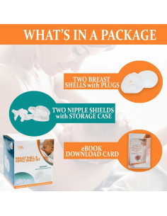 Set de Lactancia Cradle Plus: Protectores de Pezón y Recolectores 2