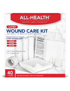 Kit de Primeros Auxilios All Health 40 Piezas para Hogar y Viaje