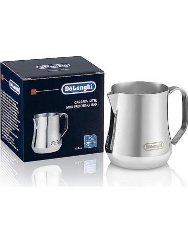 Jarra de Espuma de Leche De'Longhi 350 ml + Prensador DLSC058